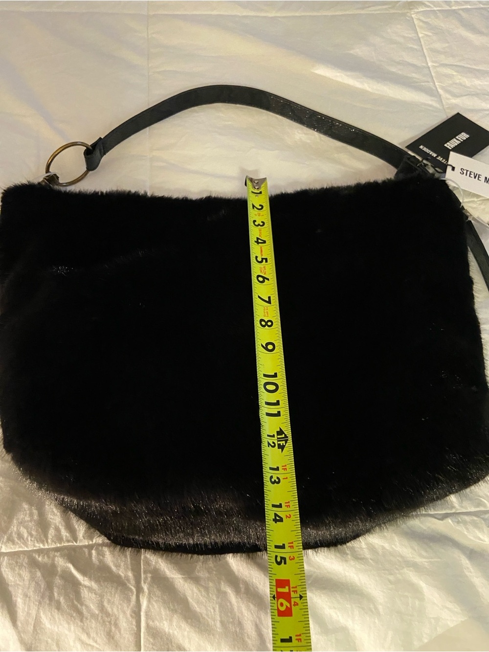 ๐คFAUX FUR Hobo Bag with a Faux Leather Crossbody! 2 Bags!๐ค - Picture 6 of 11